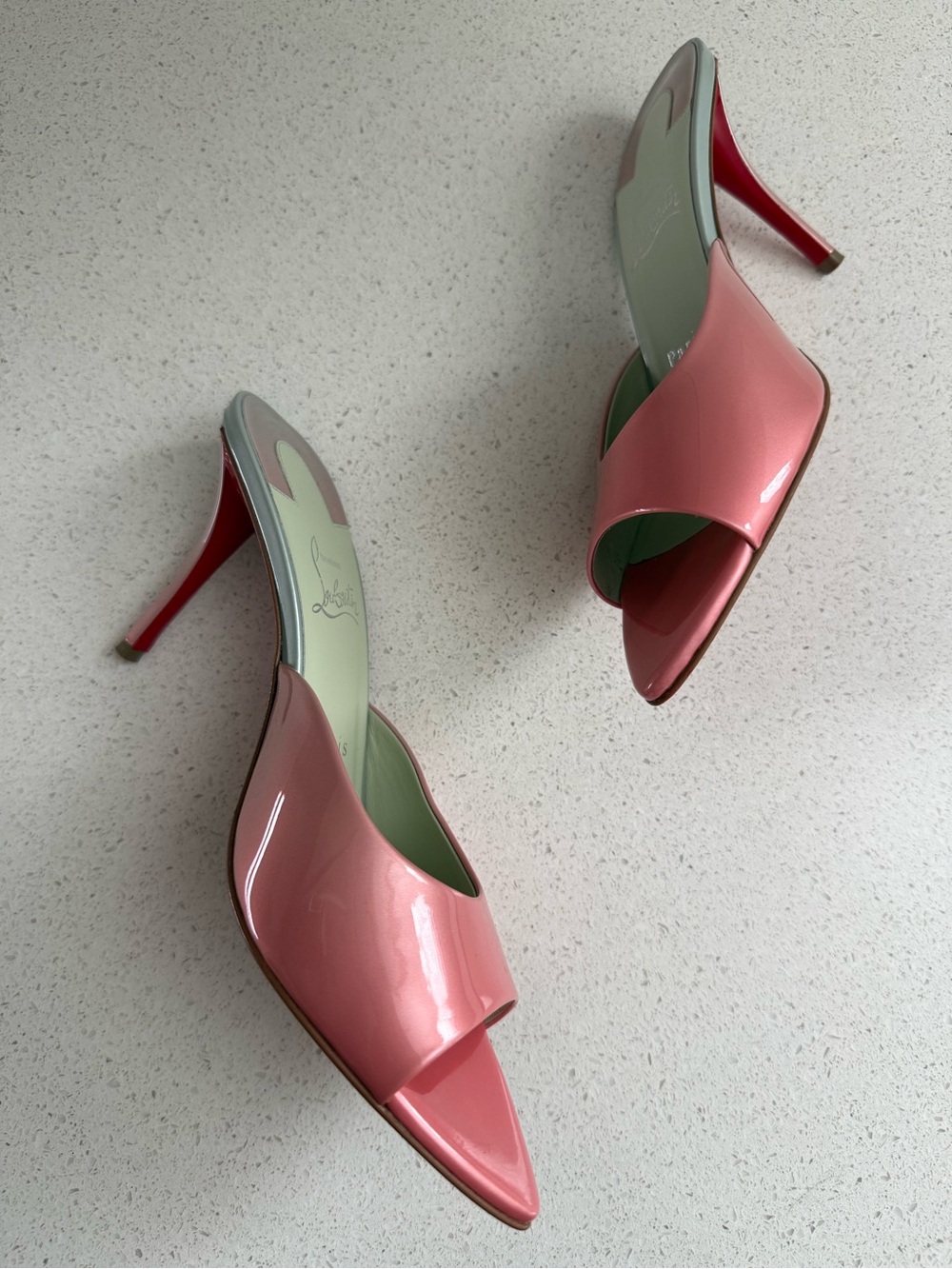 Christian Louboutin Miss Z Patent leather sandals Size EU 38 US 8 - Picture 6 of 11
